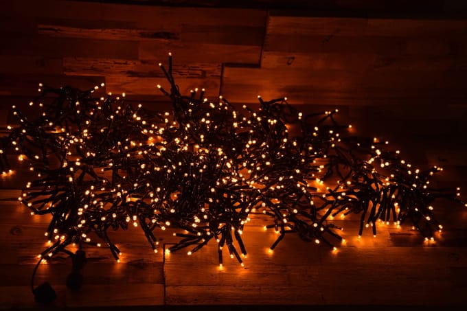 Koppelbare Clusterverlichting| Verlengset | Kerstboomverlichting | Extension set cluster licht | Extra warm wit - 768 lichtpunten |