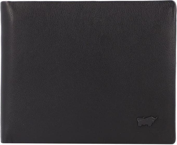 Braun Buffel Hannes Portemonnee Heren - Billfold - RIFD - Leer - Zwart