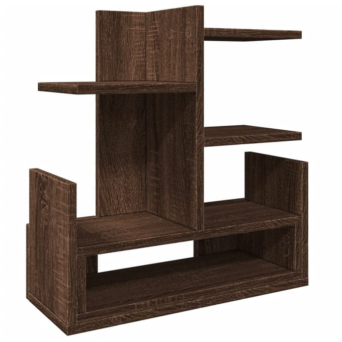 vidaXL - Bureau - organiser - 49x20x52,5 - cm - bewerkt - hout - bruin - eikenkleurig