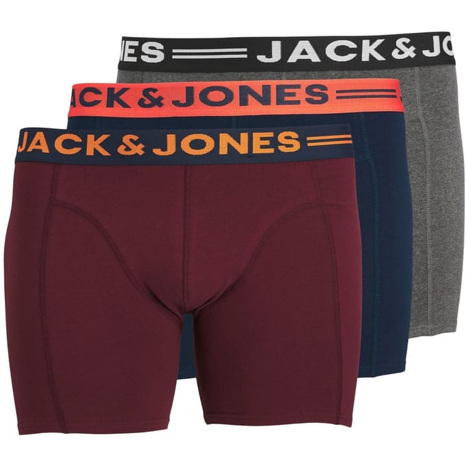 Jack & Jones Plus Boxershorts Plus Size 3-pack Boxershorts