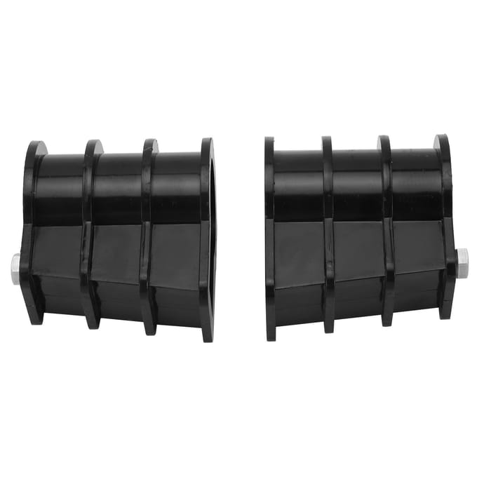 2 Stuks/Set Laddergesp Plastic Ingebouwde Onderdelen Ladderaccessoires voor Zwembad black