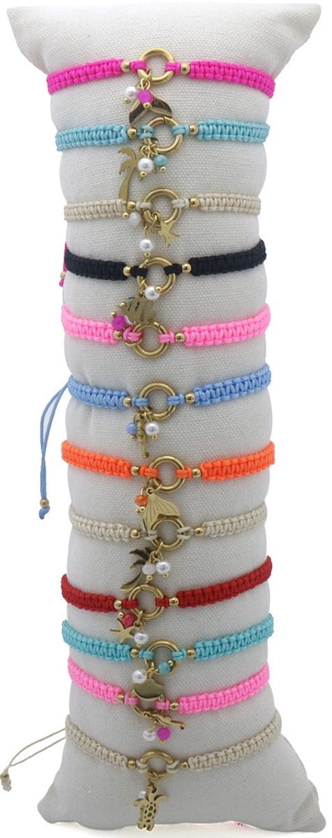 S-D3.4 B936-016 Stainless Steel Bracelet Set - 12pcs