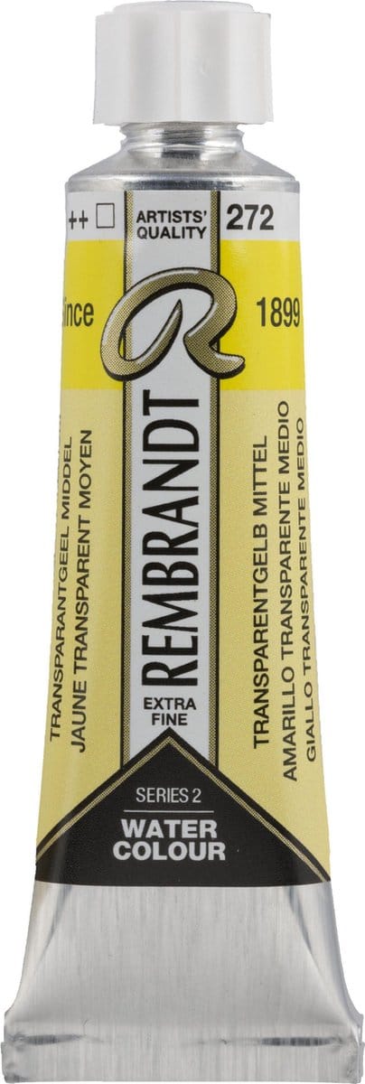 Rembrandt Aquarelverf Tube 10 ml Transparantgeel Middel 272