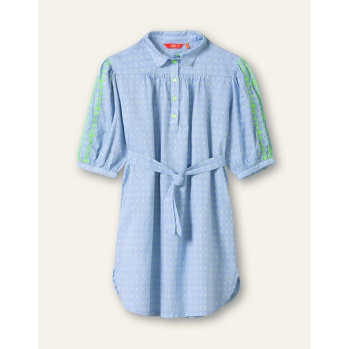 Oilily Djigi - jurk - Meisjes - Blauw - 104/4yr