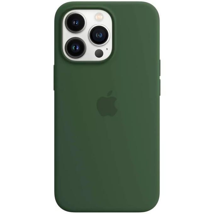 Apple - Siliconen hoesje - MagSafe - iPhone 13 Pro Max - Klaver Groen