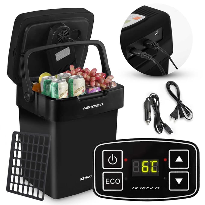 Berdsen Icemax toeristenkoelkast - 32 liter - ECO-modus - zwart