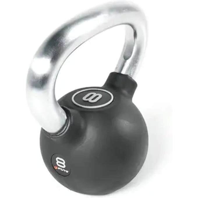 Olive Rubber 24kg Kettlebell Zwart 24 kg