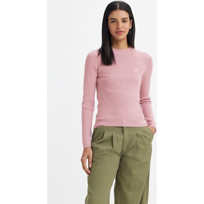 Levi's Rib Sweater Pink size L | Sweaters Outlet | Women | Pink