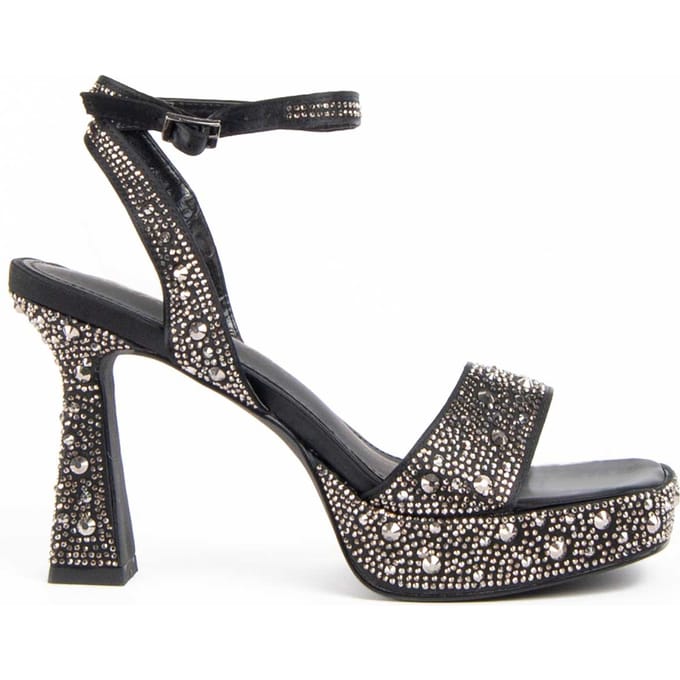 Sandalia De Tacón Para Mujer.  Montevita  Birella  100989 36 zwart