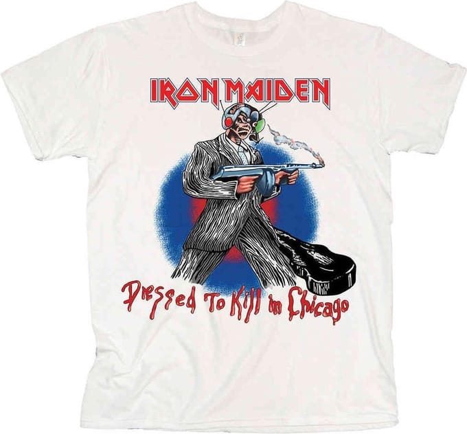 Iron Maiden - Chicago Mutants Heren T-shirt - 2XL - Wit