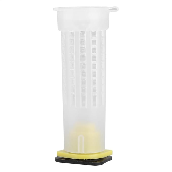 10 Pakken Imkerij Kweekbeker Set Koningin Kooi Roller Imker Gereedschap Apparatuur white