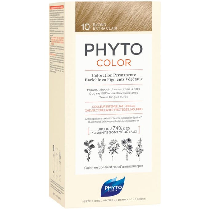 Permanent Colour Phyto Paris Color 10-rubio extra claro