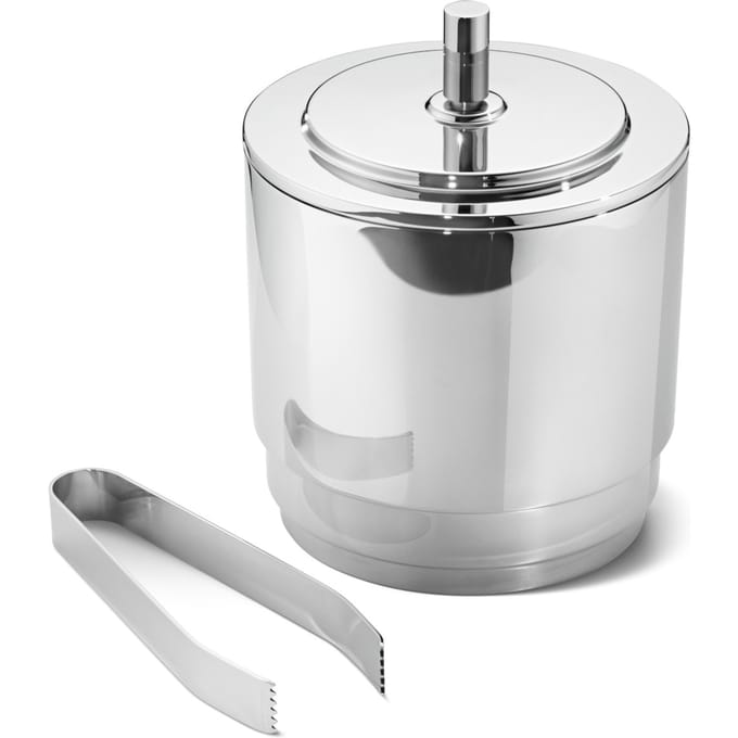 Georg Jensen - Manhattan Ijsemmer met tang - zilver