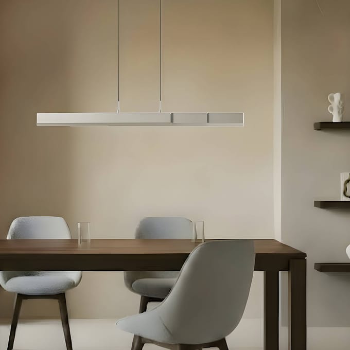 Lucande LED hanglamp Torven, aluminium, CCT, uitschuifbaar