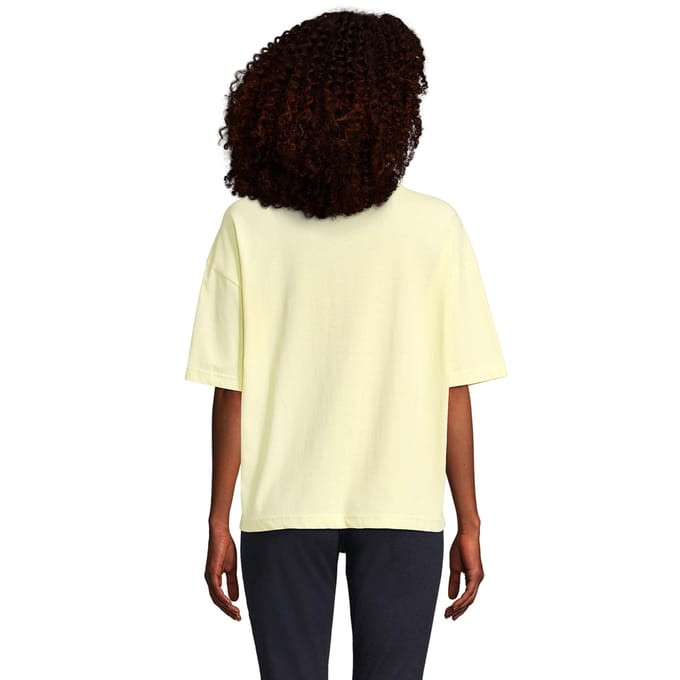 SOLS Dames/Dames Boxy Oversized T-shirt (Lichtgeel)