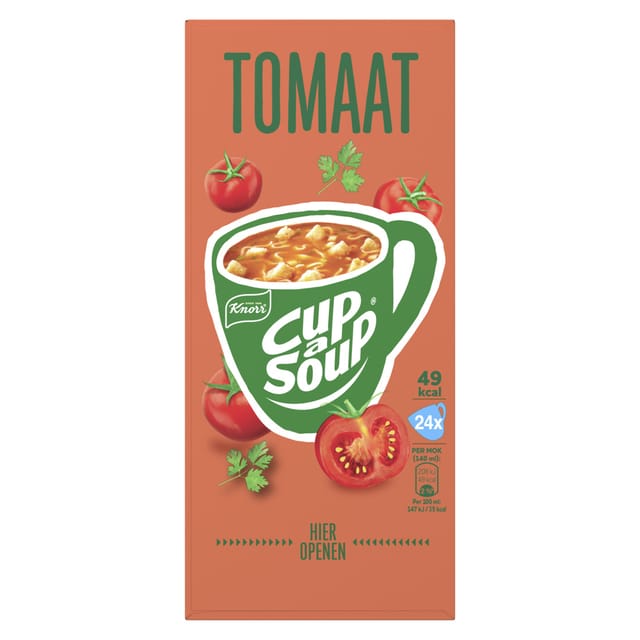 Knorr | Cup-A-Soup Tomaat | 24 x 140 ml