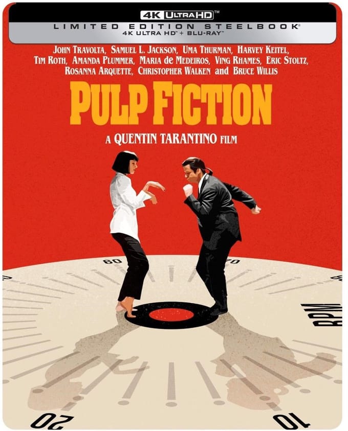 Pulp Fiction (4K Ultra HD Blu-ray) (Steelbook)
