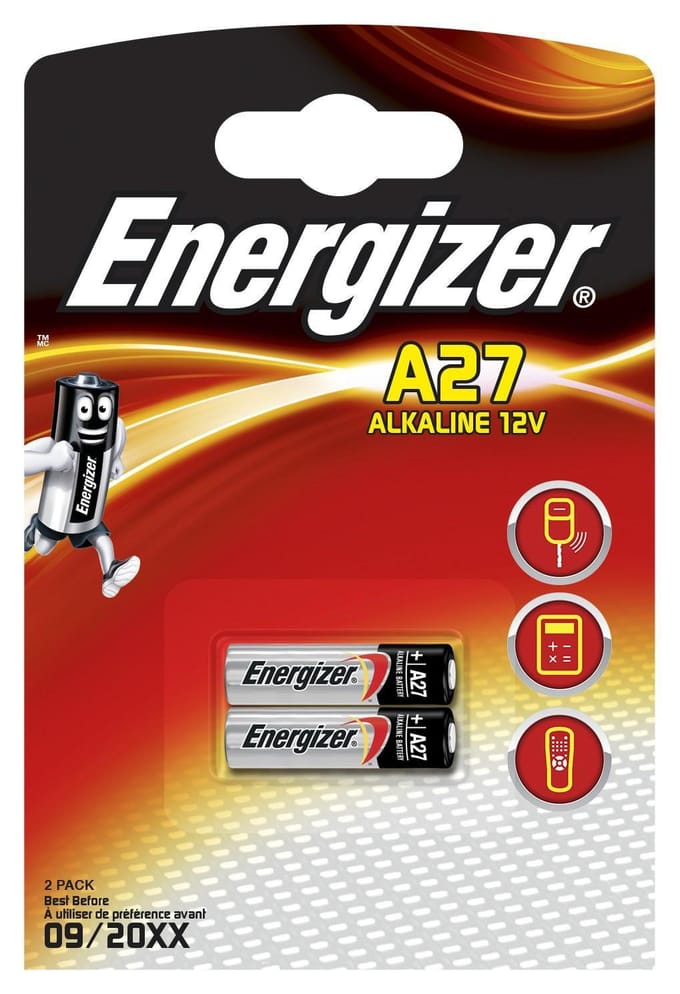 Energizer MN27 | A27 | 27A | V27A | 12 Volt Batterij | Blister 2 stuks