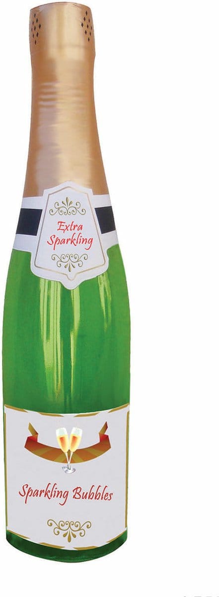 Opblaasbare Champagnefles 76 cm