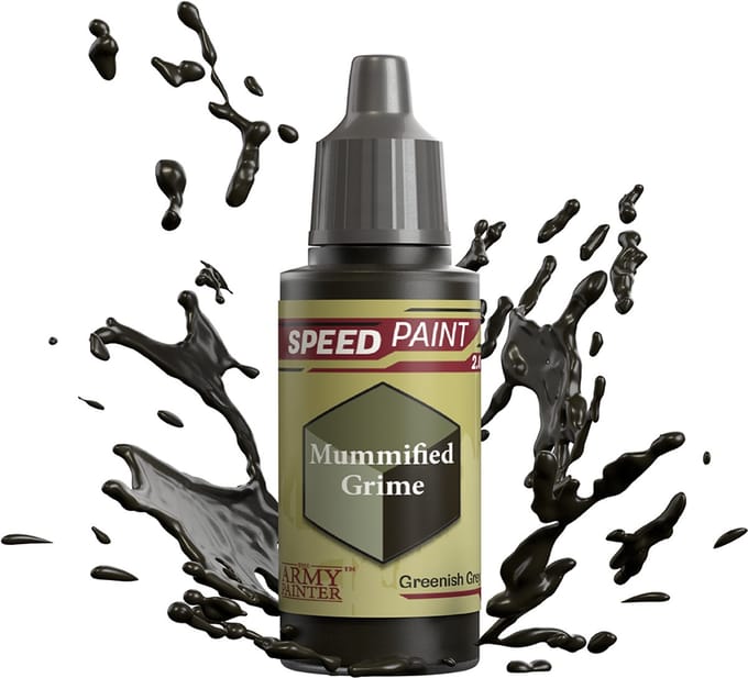 The Army Painter Speedpaint acrylverf Mummified Grime 18ml miniaturen.