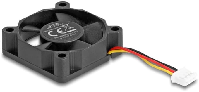 Delock Axial Fan 12 V DC, 35 x 35 x 10 mm black