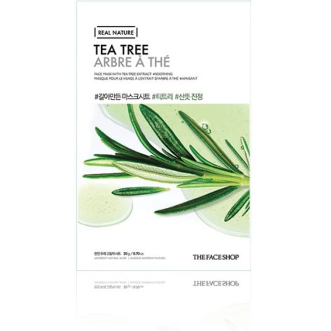 THE FACE SHOP Real Nature Mask Sheet (10 Sheets) Random 15 Types (3 Options) #3SET