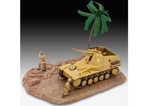 Revell 1/76 First Diorama Set - Sd.Kfz. 124 Wespe Modelbouw Militair