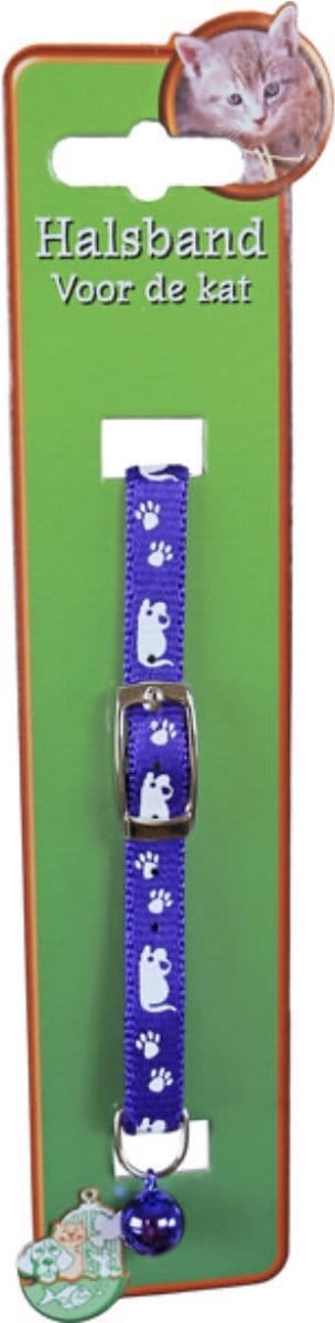 Kattenhalsband muis paars