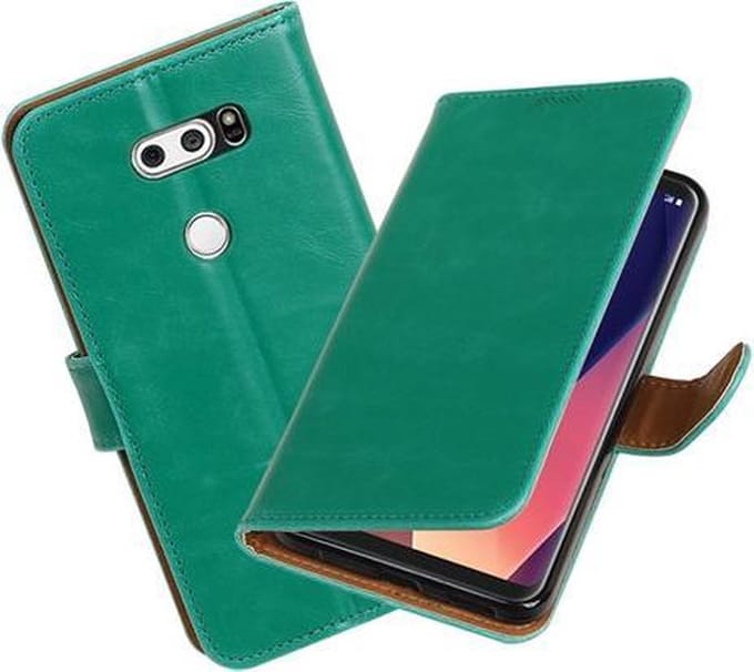 BestCases - LG V30 Pull-Up booktype hoesje groen