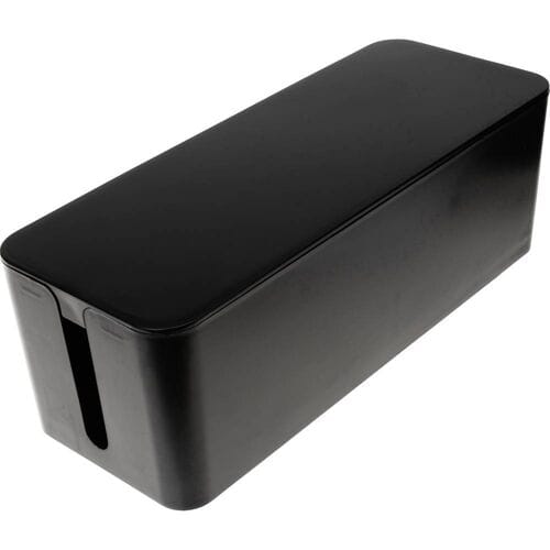 Max Hauri 126729 Kabelbox Rubber Zwart (l x b x h) 40 x 15.5 x 13.5 cm 1 stuk(s)