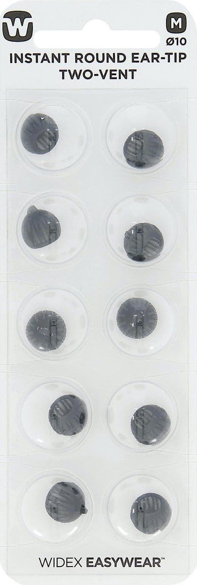 Widex - Coselgi - oortips - Dome - Tip -  luidsprekers -  easywear thintube - Instant Round two-vent ear-tip M