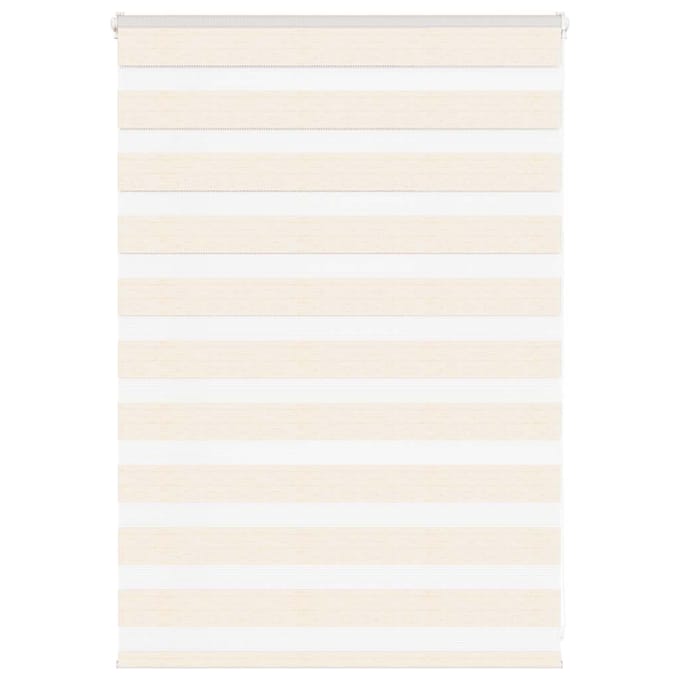 vidaXL - Zebra - rolgordijn - 100x100 - cm - stofbreedte - 95,9 - cm - marmerbeige