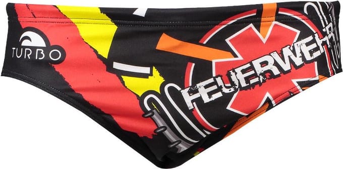 Turbo Germany Firefighters Zwemslip Veelkleurig S Man