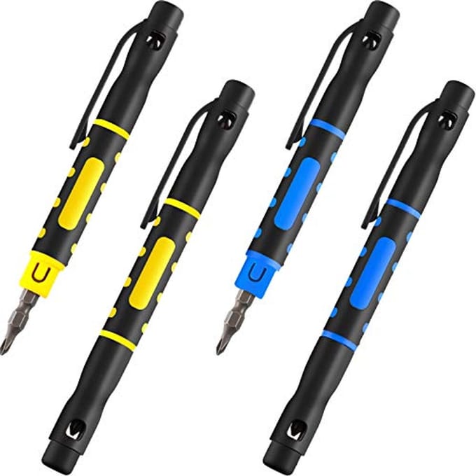4-in-1 Multifunctionele Zakschroevendraaier Set voor Reparaties - Draagbaar en Handig