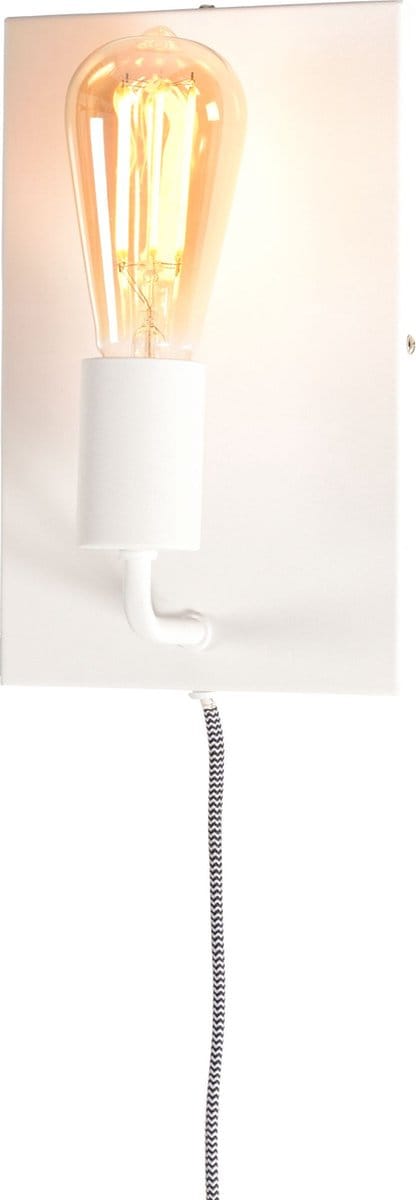 it's about RoMi Wandlamp Madrid - Wit - 15x10x25cm - Binnen Modern