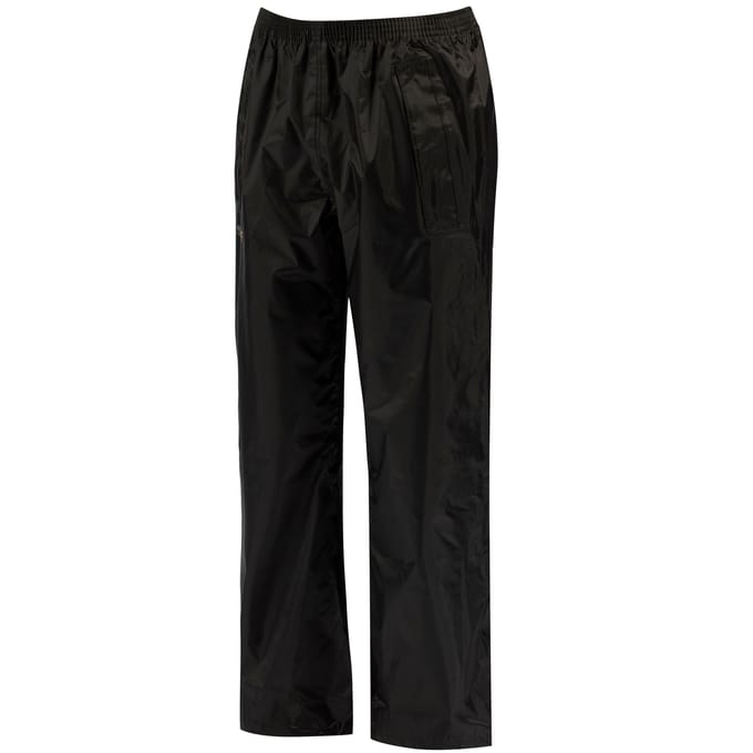 Regatta Grote Unisex Stormbreak Buitenshuis Waterdicht Over Broek (Zwart)