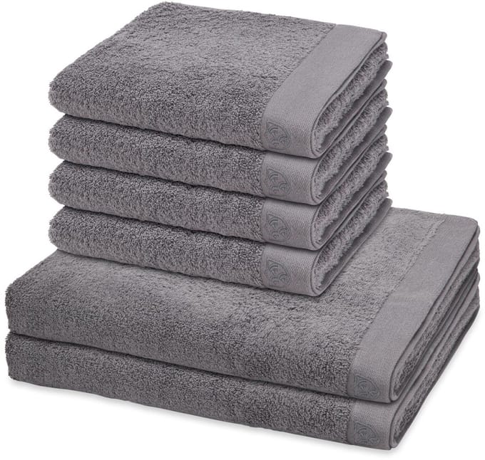 Ross Sonstiges 4 X handdoek 2 X douchehanddoek - in set 6 pack Doubleface Stripes