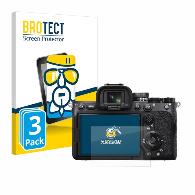 Screenprotector 3 Stuks voor Sony Alpha 7 IV Beschermglas transparant