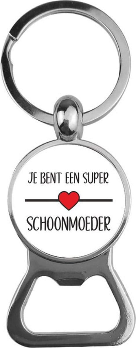 Bieropener Glas - Je Bent Een Super Schoonmoeder
