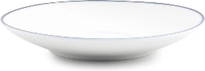 BonBistro Mokkaschotel 12,5cm blue rim Basic White (Set van 6)