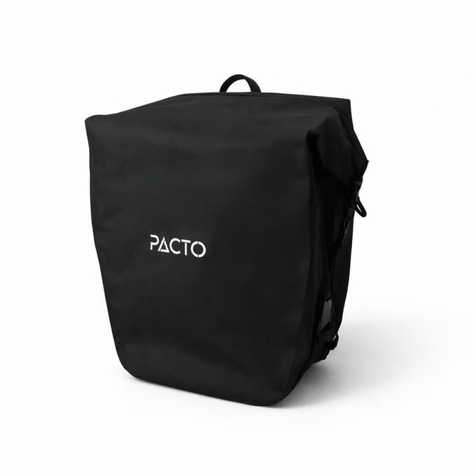 PACTO - Enkele fietstas - zwart - 18L