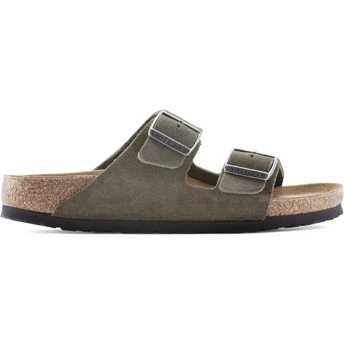 Suède lederen slippers Birkenstock Arizona