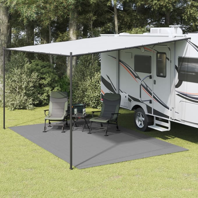 vidaXL - Tenttapijt - 5x3 - m - antracietkleurig