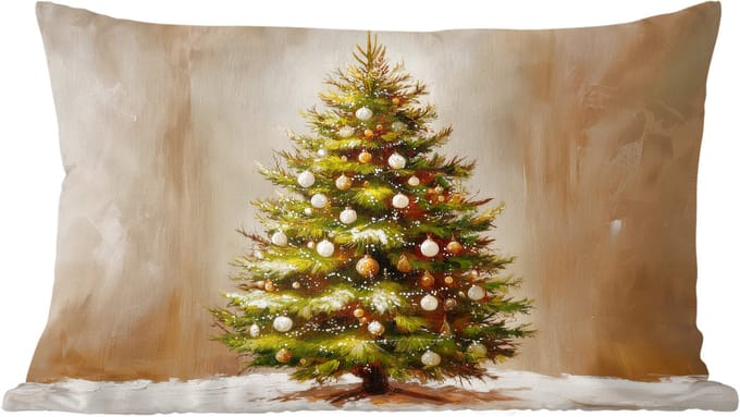 Sierkussens - Kussentjes Woonkamer - 60x40 cm - Kerst - Sfeer - Groen