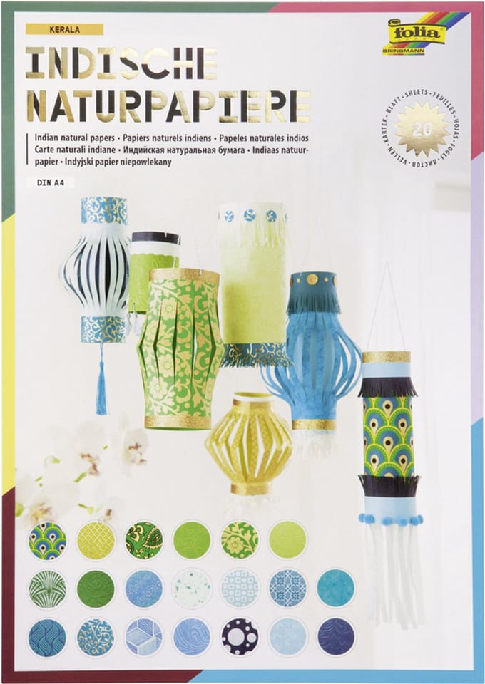 folia natuurpapierblok 'KERALA', DIN A4, 20 vel