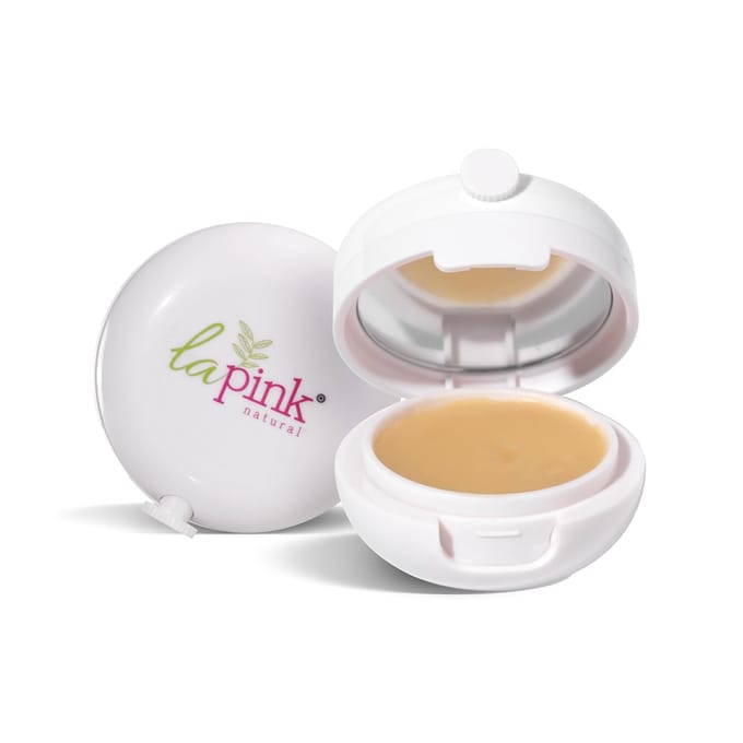 La Pink Vanilla Lip Balm with Shea & Kokum Butter | Nourished & Soft Lips | 100% Microplastic Free Formulation | 15 gms white