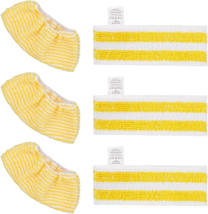 Microfibre Cloth Set for Kärcher Easyfix SC1 SC2 SC3 SC4 SC5 Steam Cleaner Accessories, New Set with 3 Floor Sprayers - ShopVlot