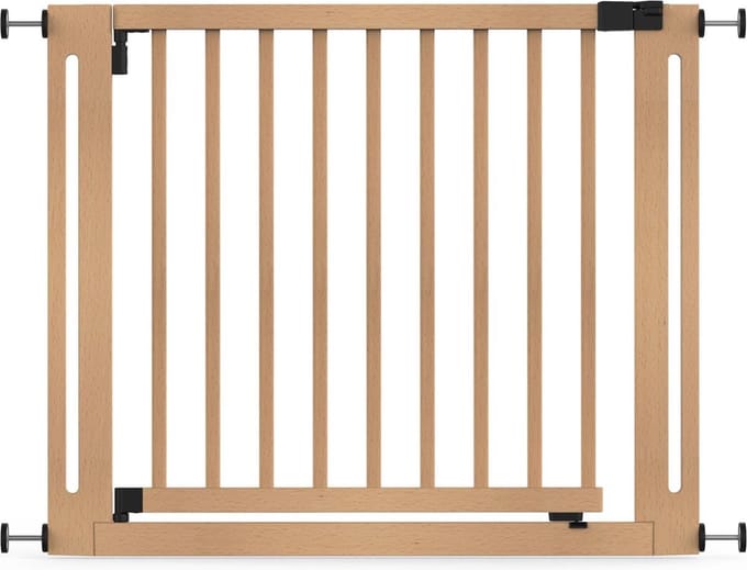Safetots Klemhek Elegantie, 95cm - 103cm, Naturel, Hout, Traphekje