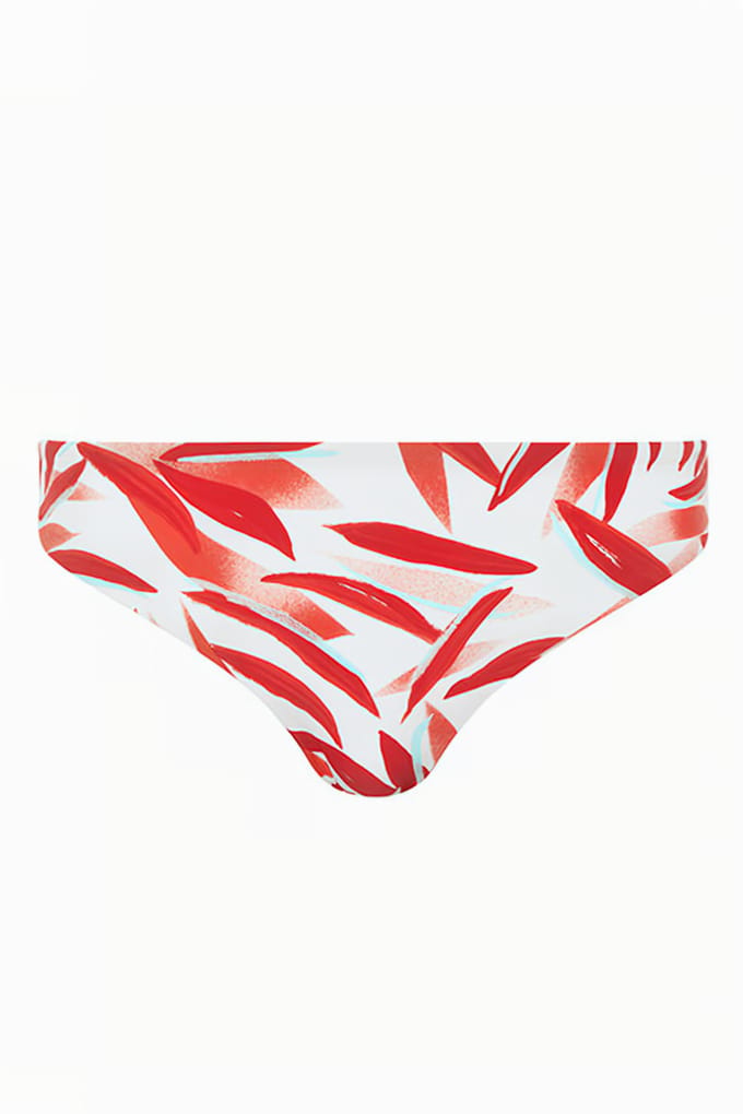 Femilet Sw Bo. Brief Red Leaves Größe: 44 | Bikinis Outlet | Damen | Rot