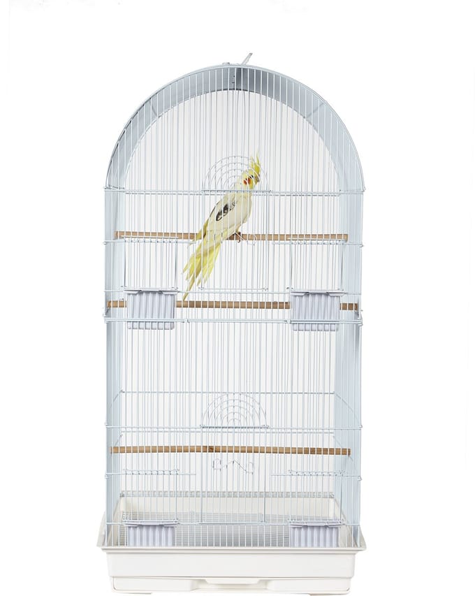 Vogelkooi parkiet Cara Wit